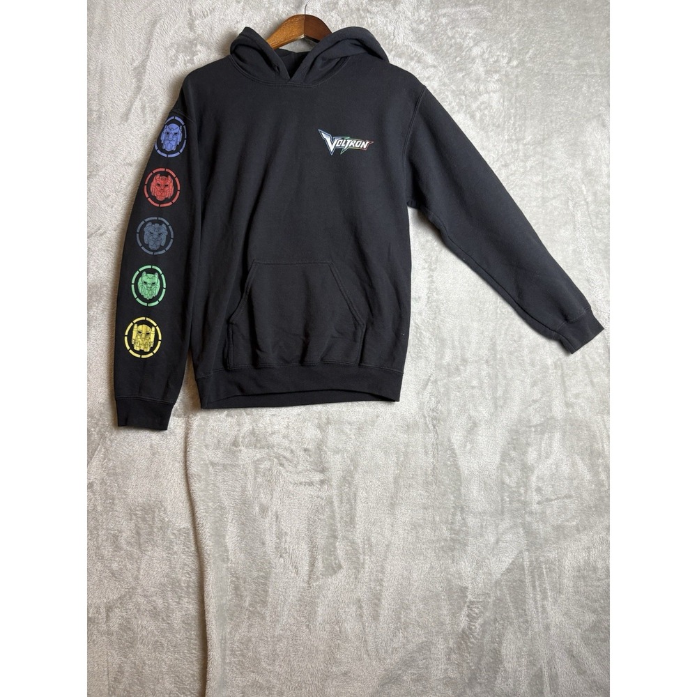 VOLTRON Legendary Defender Hoodie Black Pullover Adult Size Small - Picture 13 of 16